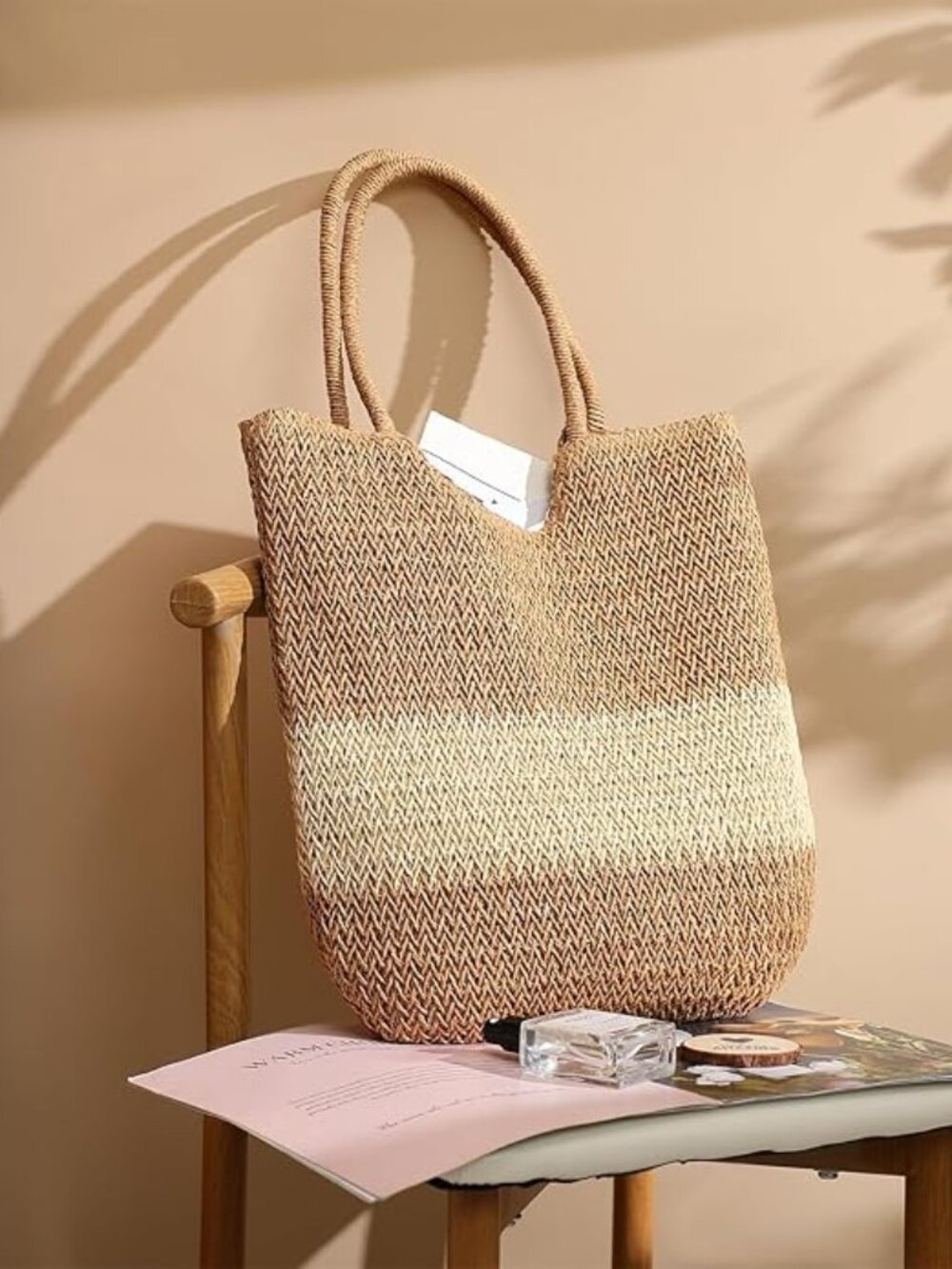 Straw Beach Bag